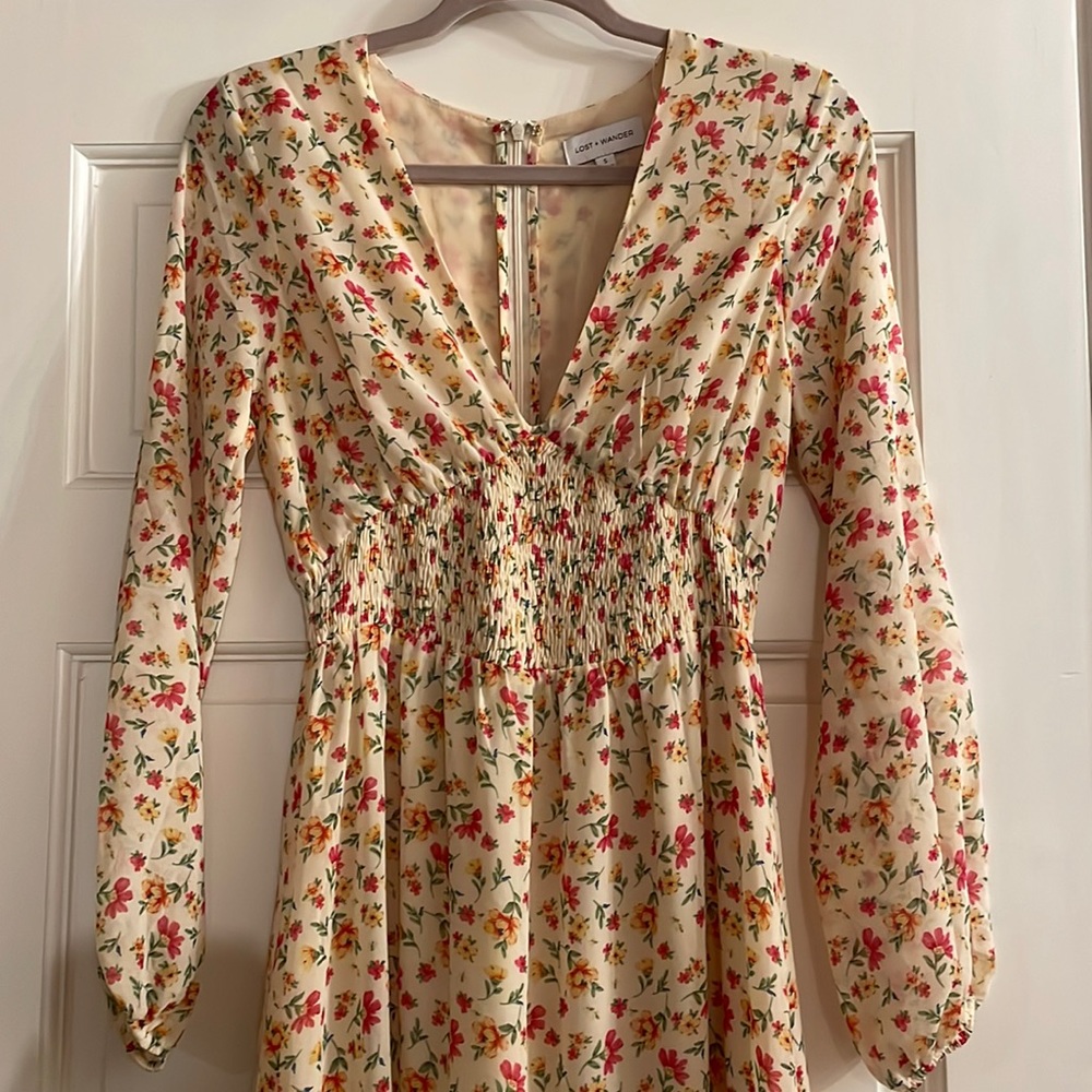 New, without tags Lost & Wander long floral dress